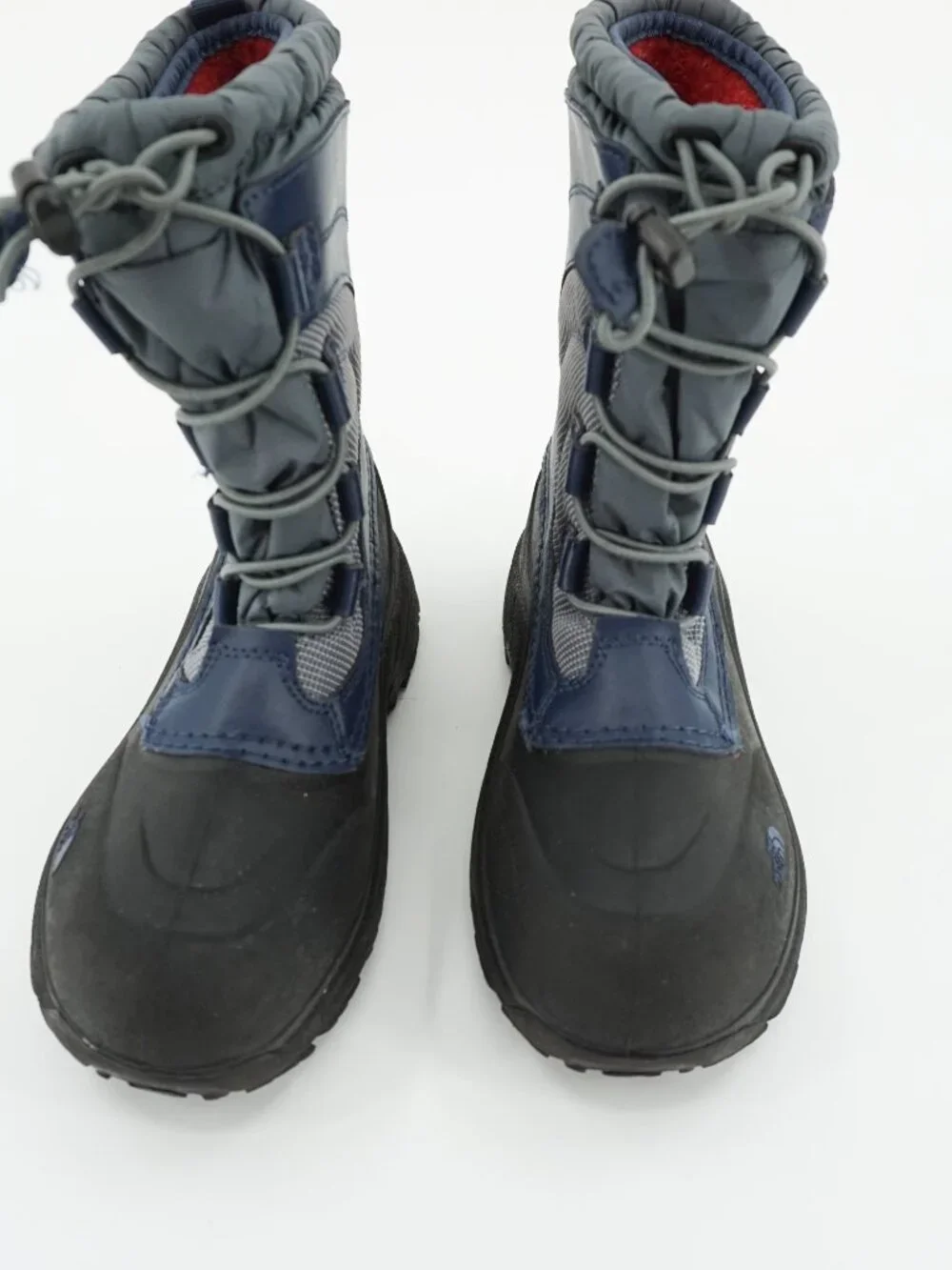 Share North Face Waterproof Snow Boots Boys Size 4 - Garcons Thermafelt Blue
